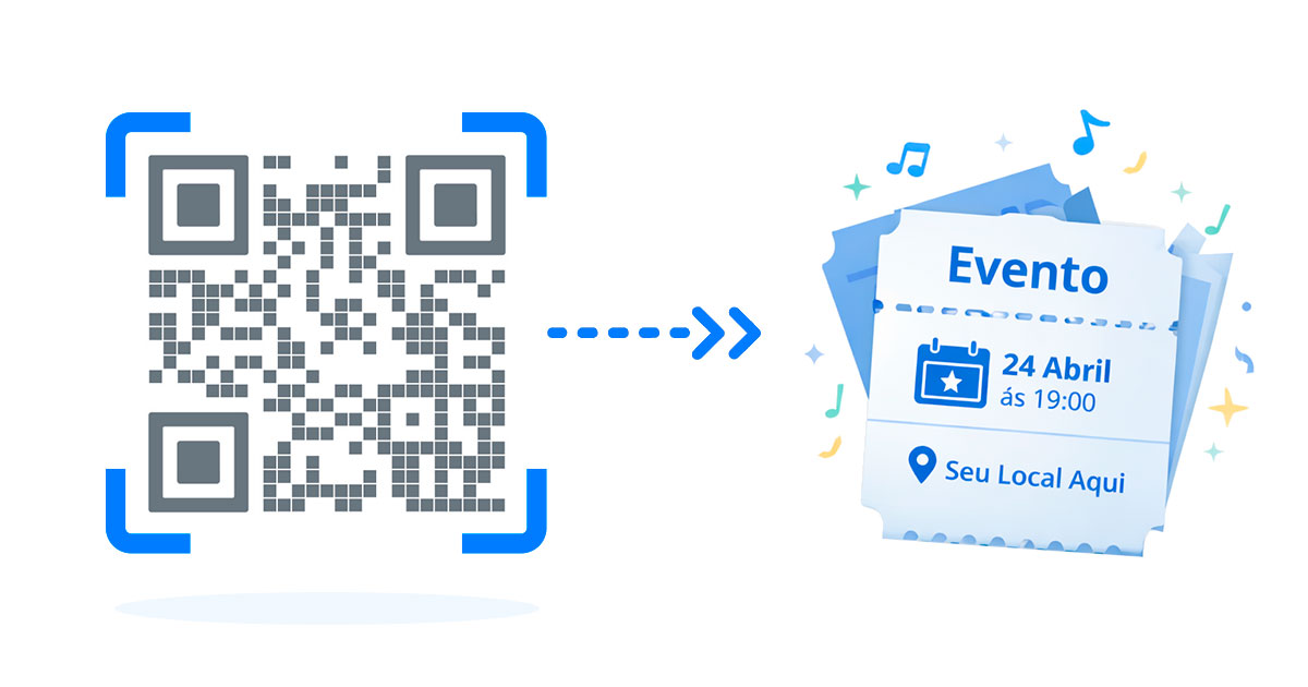 QR Code vCard em eventos e crachás